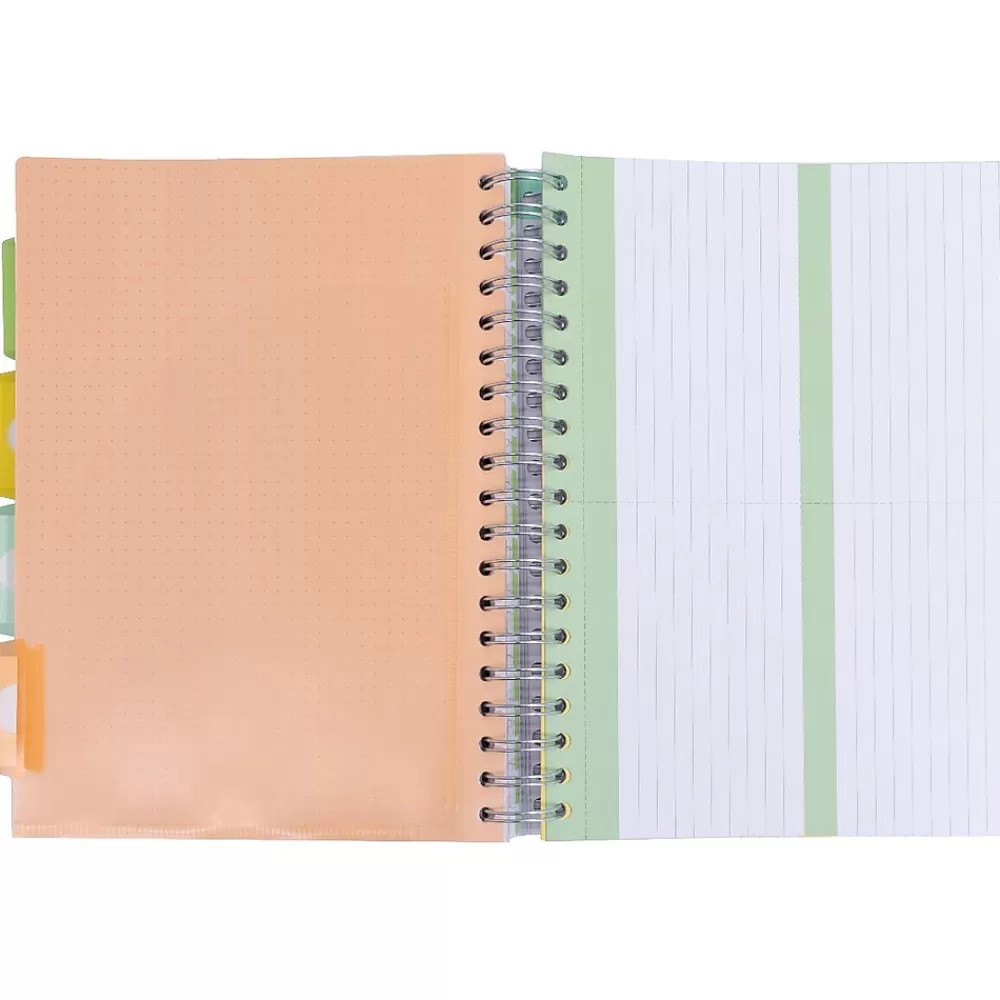 Pukka Pad Notebooks<B5 Study Book Customizable Notebook, 7.09" x 9.6", 120 Sheets, Gray/Silver (9824-STU)