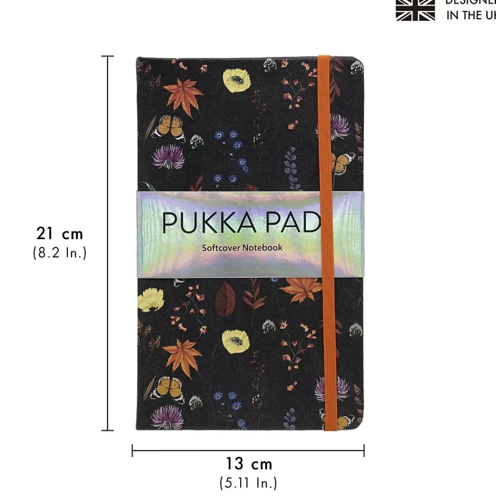 Pukka Pad Subject Notebooks<Bloom Subject Notebooks, Narrow Ruled, White, 3/Pack (PUK9492BLM)