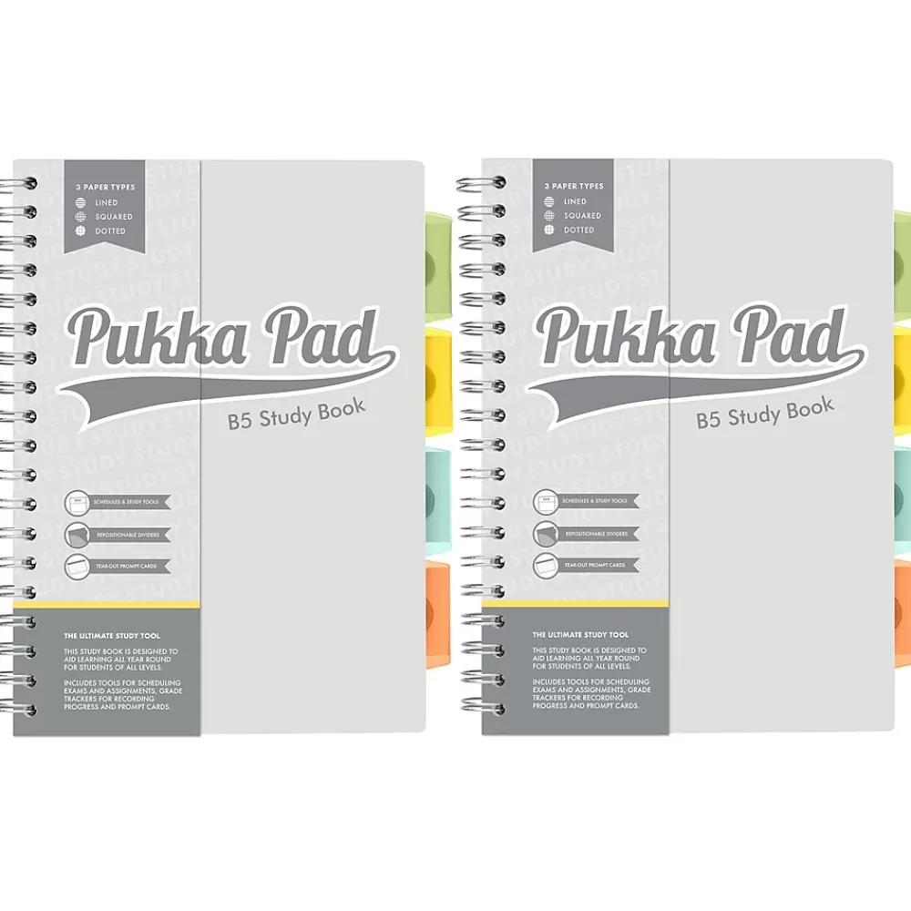 Pukka Pad Notebooks<Education Customizable Notebook, Multicolor, 2/Bundle (PUK9824STU-2)