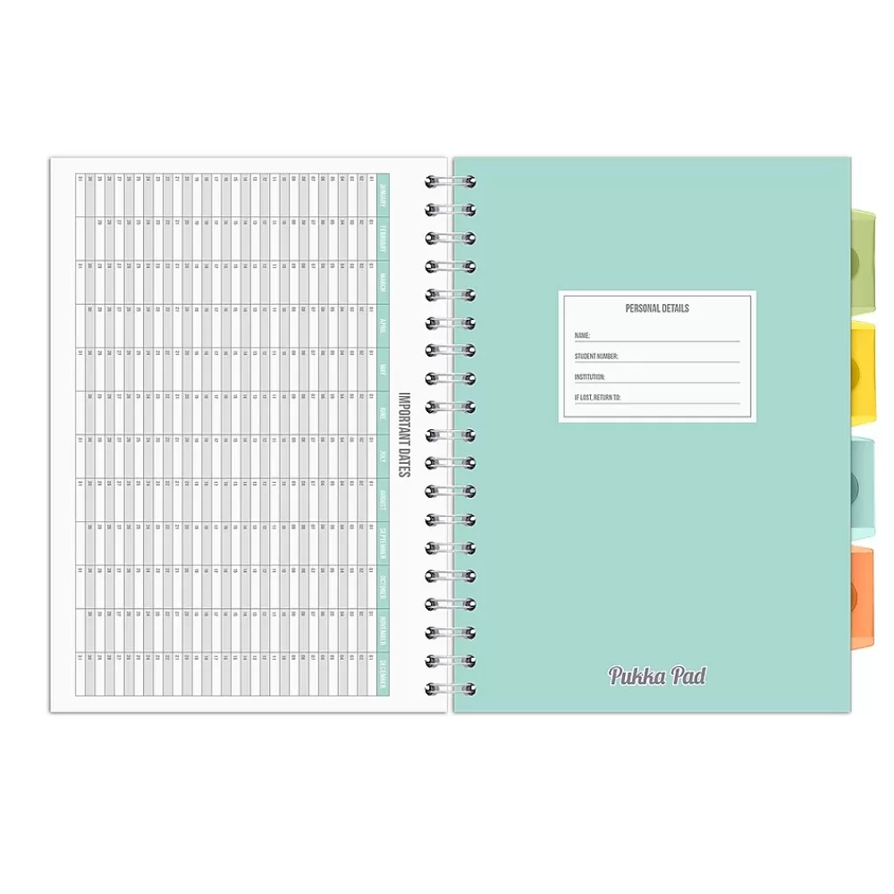 Pukka Pad Notebooks<Education Customizable Notebook, Multicolor, 2/Bundle (PUK9824STU-2)