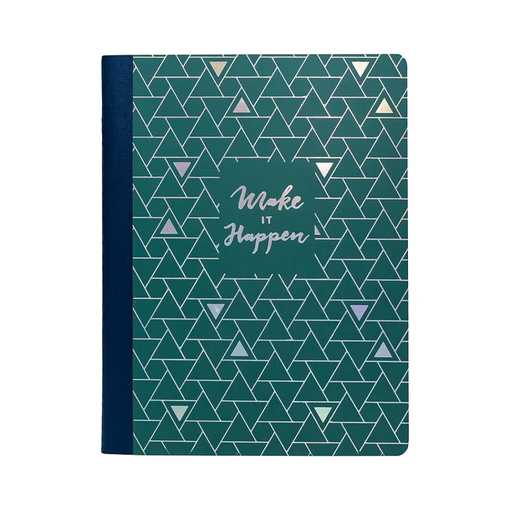 Pukka Pad Composition Notebooks<Glee Composition Notebooks, 7.5" x 9.75", College Ruled, 70 Sheets, Green, 3/Pack (8871-GLE)