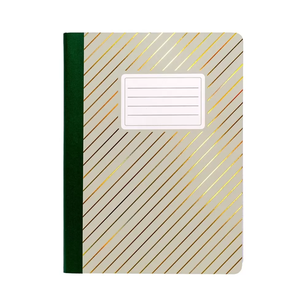 Pukka Pad Composition Notebooks<Haze Composition Notebooks, 7.5" x 8.75", College-Ruled, 70 Sheets, Assorted Colors, 3/Pack (9976(AST)-HZE)