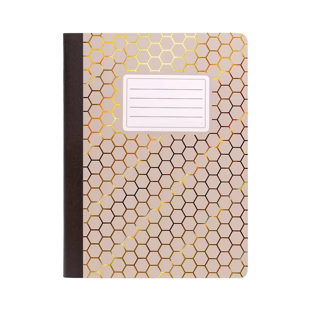 Pukka Pad Composition Notebooks<Haze Composition Notebooks, 7.5" x 8.75", College-Ruled, 70 Sheets, Assorted Colors, 3/Pack (9976(AST)-HZE)