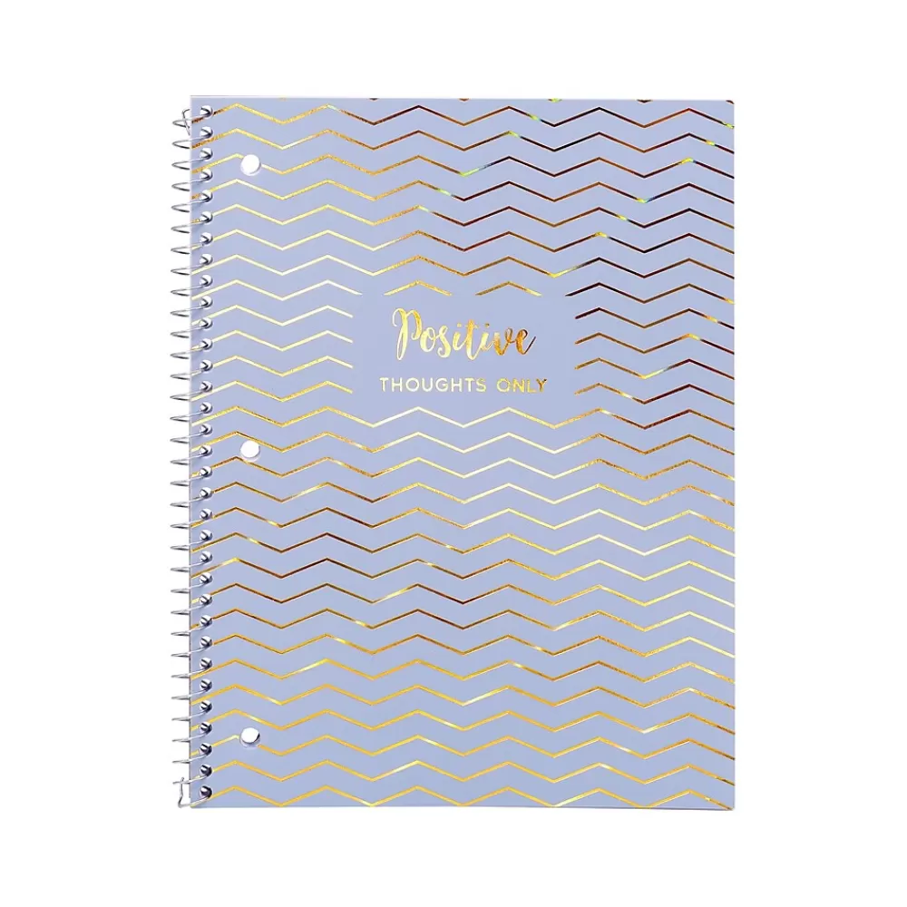 Pukka Pad Subject Notebooks<Haze 1-Subject Notebooks, 8" x 10.3", College-Ruled, 50 Sheets, Assorted Colors, 3/Pack (9978(AST)-HZE)