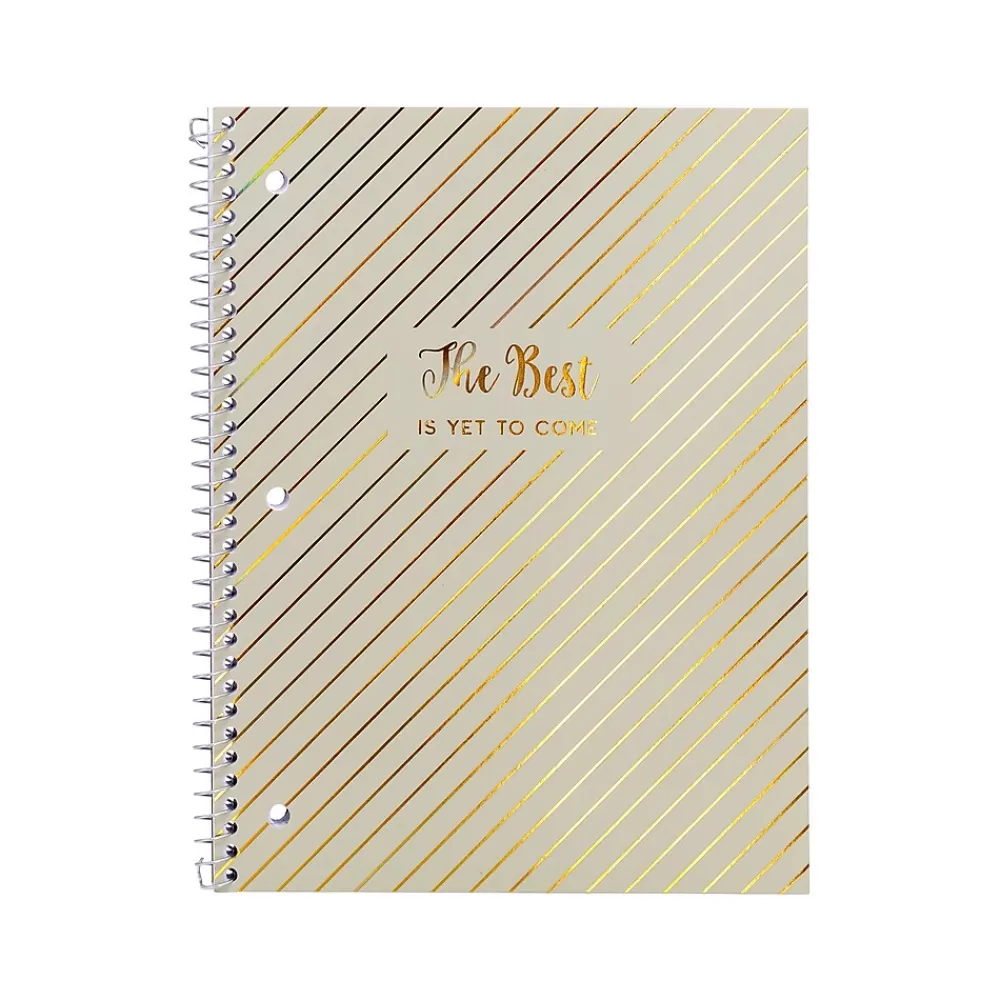 Pukka Pad Subject Notebooks<Haze 1-Subject Notebooks, 8" x 10.3", College-Ruled, 50 Sheets, Assorted Colors, 3/Pack (9978(AST)-HZE)