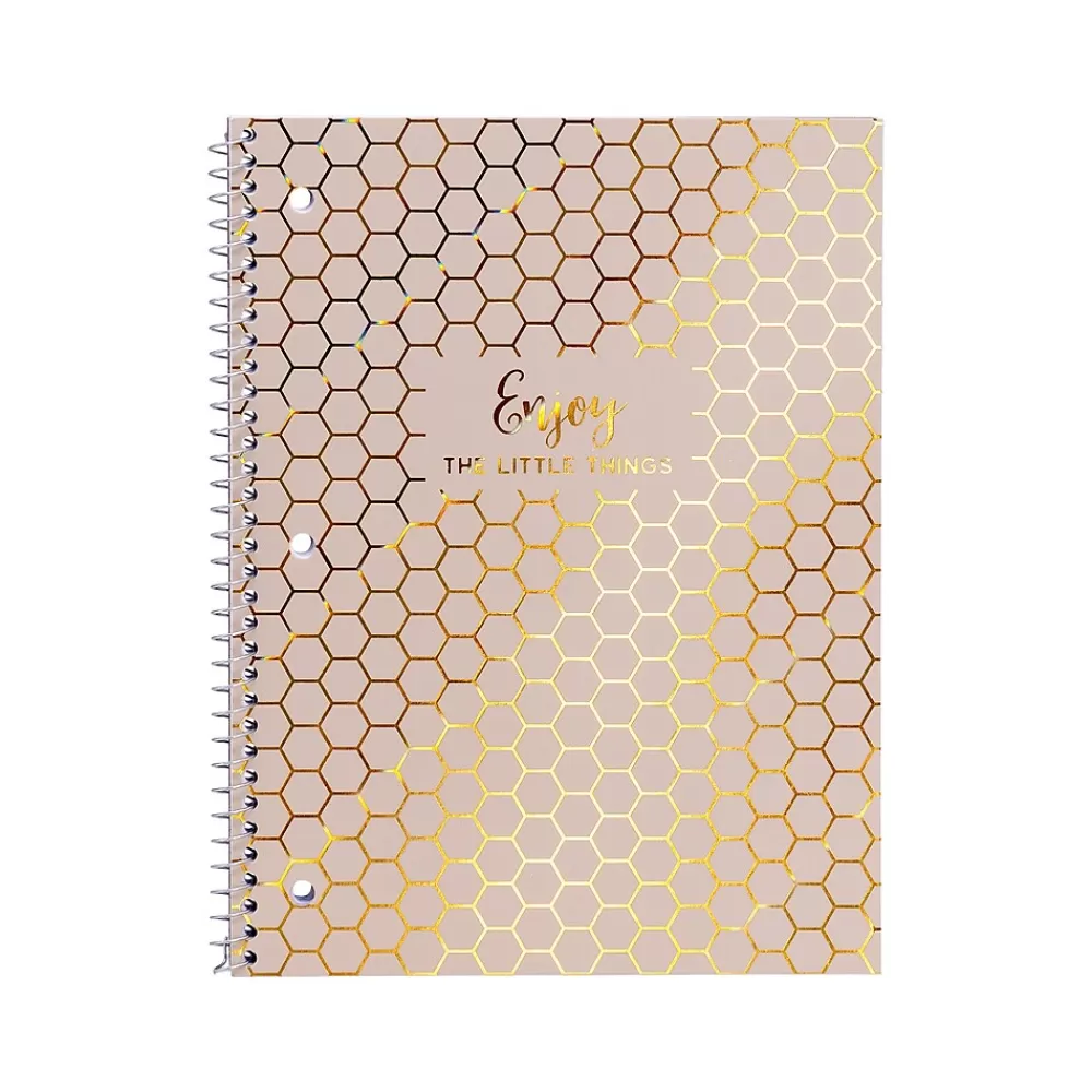 Pukka Pad Subject Notebooks<Haze 1-Subject Notebooks, 8" x 10.3", College-Ruled, 50 Sheets, Assorted Colors, 3/Pack (9978(AST)-HZE)