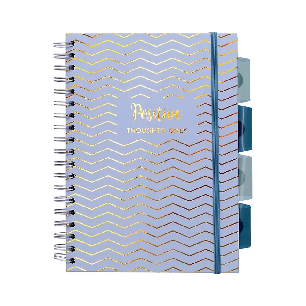 Pukka Pad Subject Notebooks<Haze 5-Subject Notebooks, 7.4" x 9.84", Ruled, 100 Sheets, Assorted Colors, 3/Pack (9975(AST)-HZE)