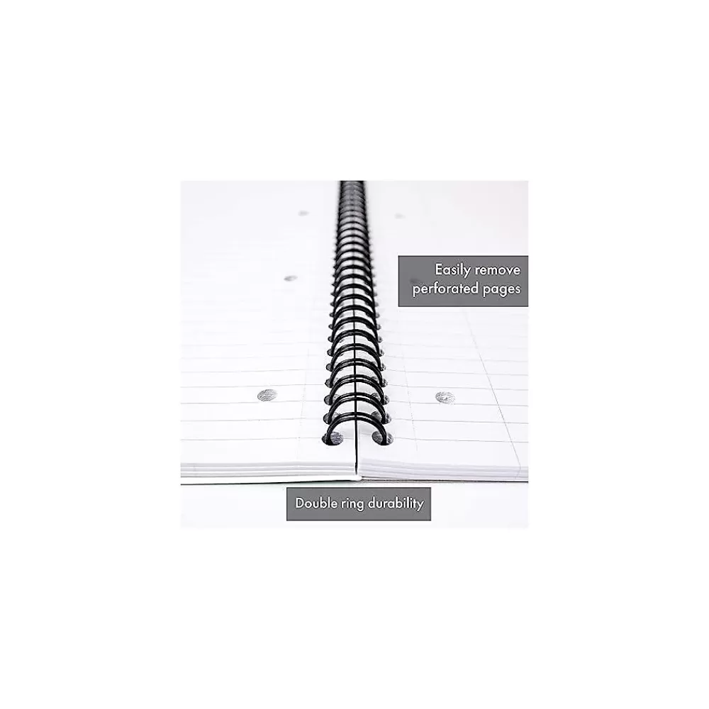 Pukka Pad Notebooks<Metallic Jotta Professional Notebooks, 6.9" x 9.8", College Ruled, 100 Sheets, Green, 3/Pack (8520-MET)