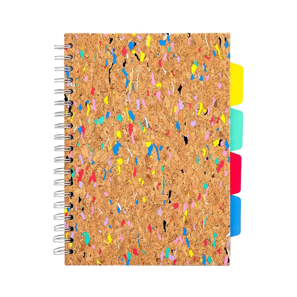 Pukka Pad Subject Notebooks<Planet Project Book, 7.13" x 10.12", Wide-Ruled, 100 Sheets, Multicolor (9856-SPP)
