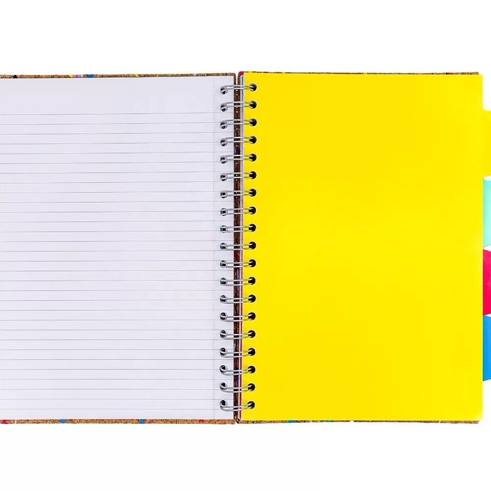 Pukka Pad Subject Notebooks<Planet Project Book, 7.13" x 10.12", Wide-Ruled, 100 Sheets, Multicolor (9856-SPP)