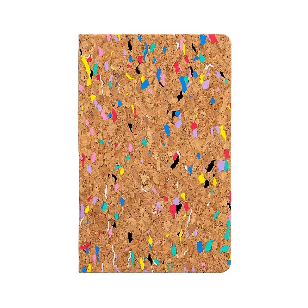 Pukka Pad Subject Notebooks<Planet Softcover Notebook, 5.31" x 8.46", Wide-Ruled, 80 Sheets, Multicolor (9855-SPP)