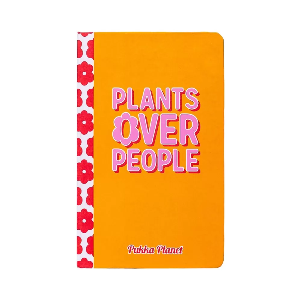 Pukka Pad Composition Notebooks<Plants Over People Notebook, 5.28" x 8.46", Wide-Ruled, 96 Sheets, Orange (9705-SPP)