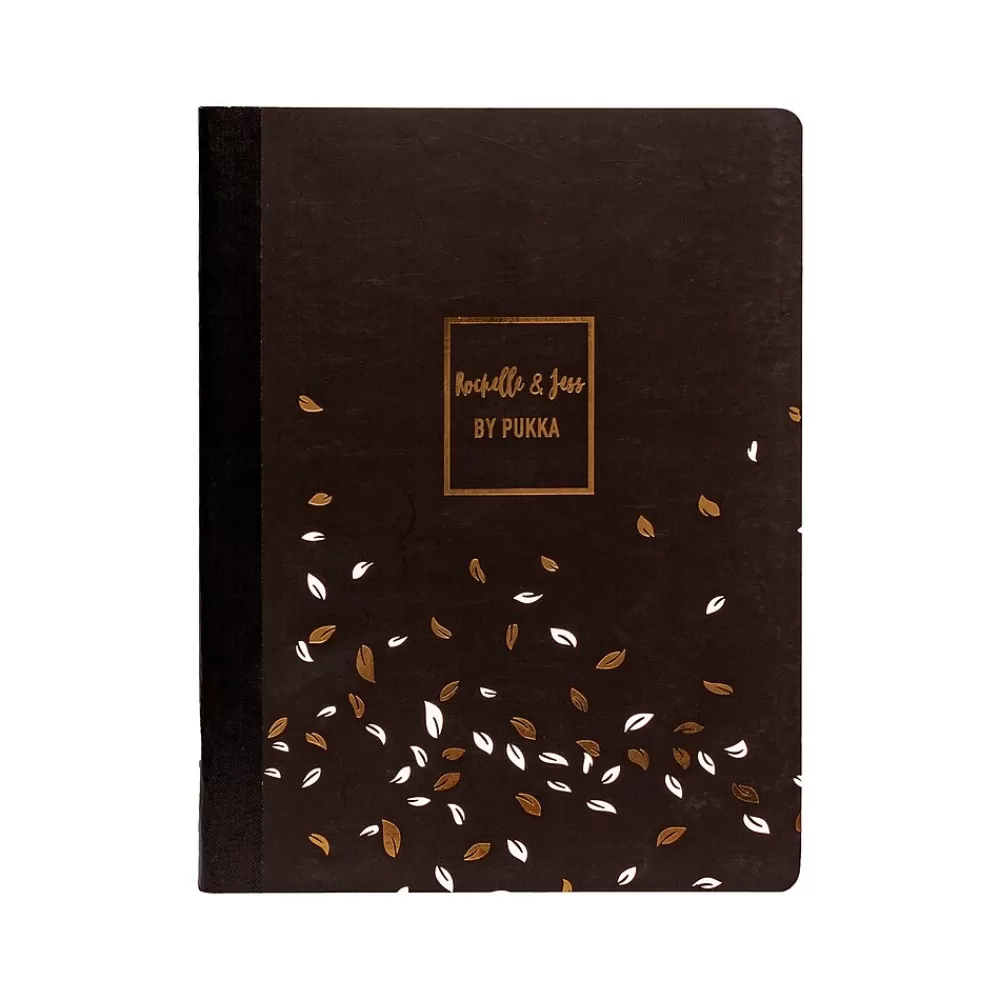 Pukka Pad Composition Notebooks<Rochelle & Jess Composition Notebooks, 7.5" x 9.75", College Ruled, 70 Sheets, Assorted Colors, 3/Pack (9107-ROC)
