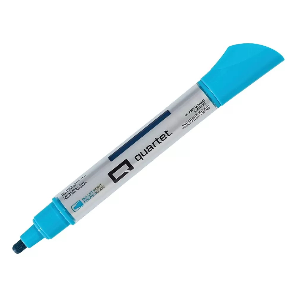 Quartet Markers<Premium Dry Erase Markers, Bullet Tip, Assorted Color Inks, 6/Pack (79556)