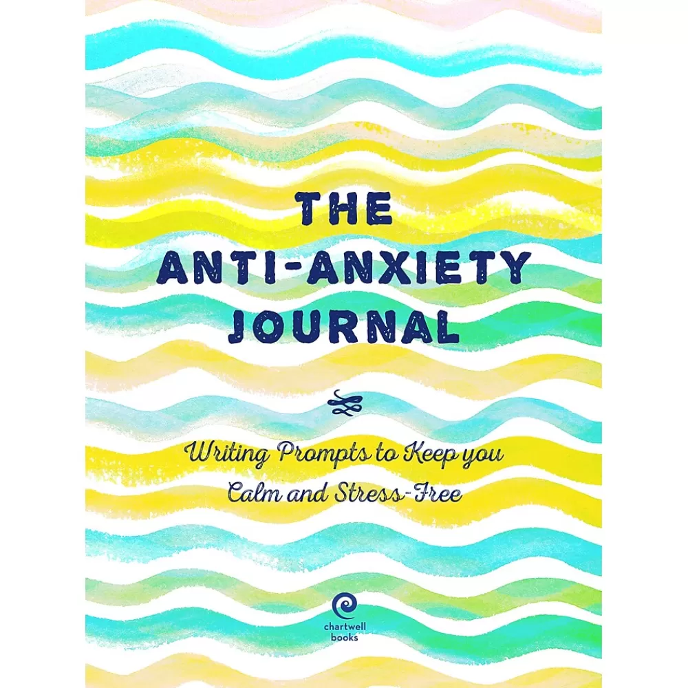 Quarto Journals<Anti-Anxiety Prompt Guided Journal, 6" x 8.42", College Ruled, Blue, 204 Pages (9780785839637)