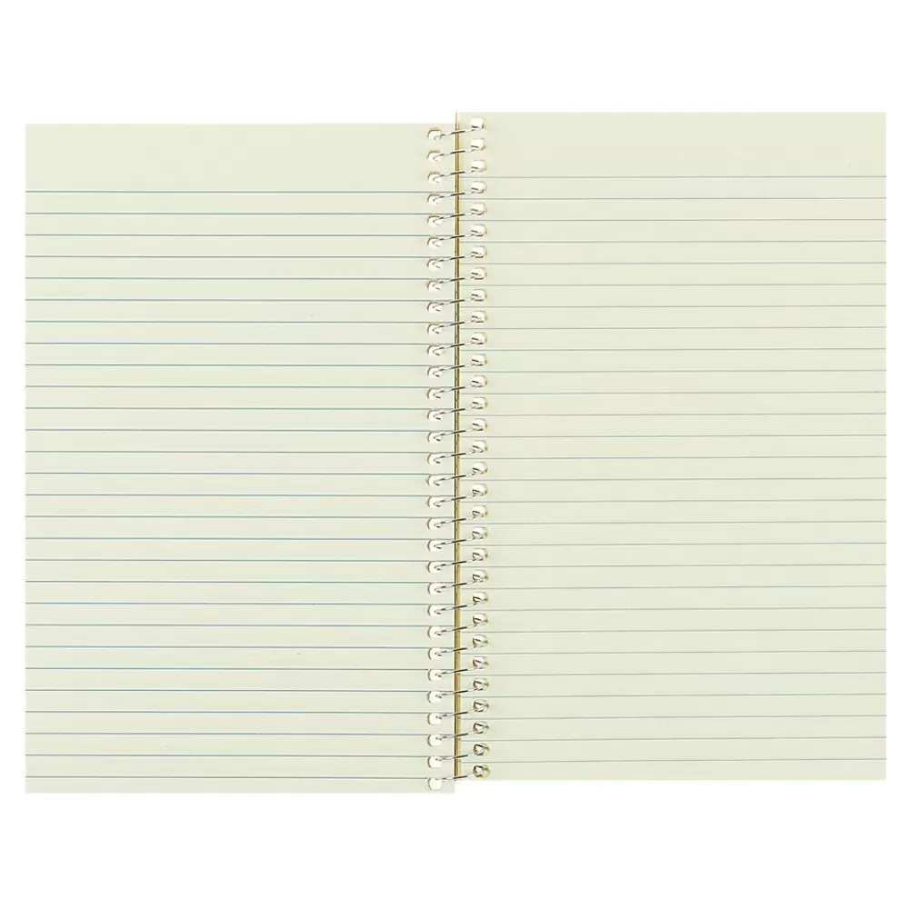 Rediform Subject Notebooks<Brown Board Cover 1-Subject Notebooks, 5" x 7.75", Narrow Ruled, 80 Sheets, Brown (RED33002)