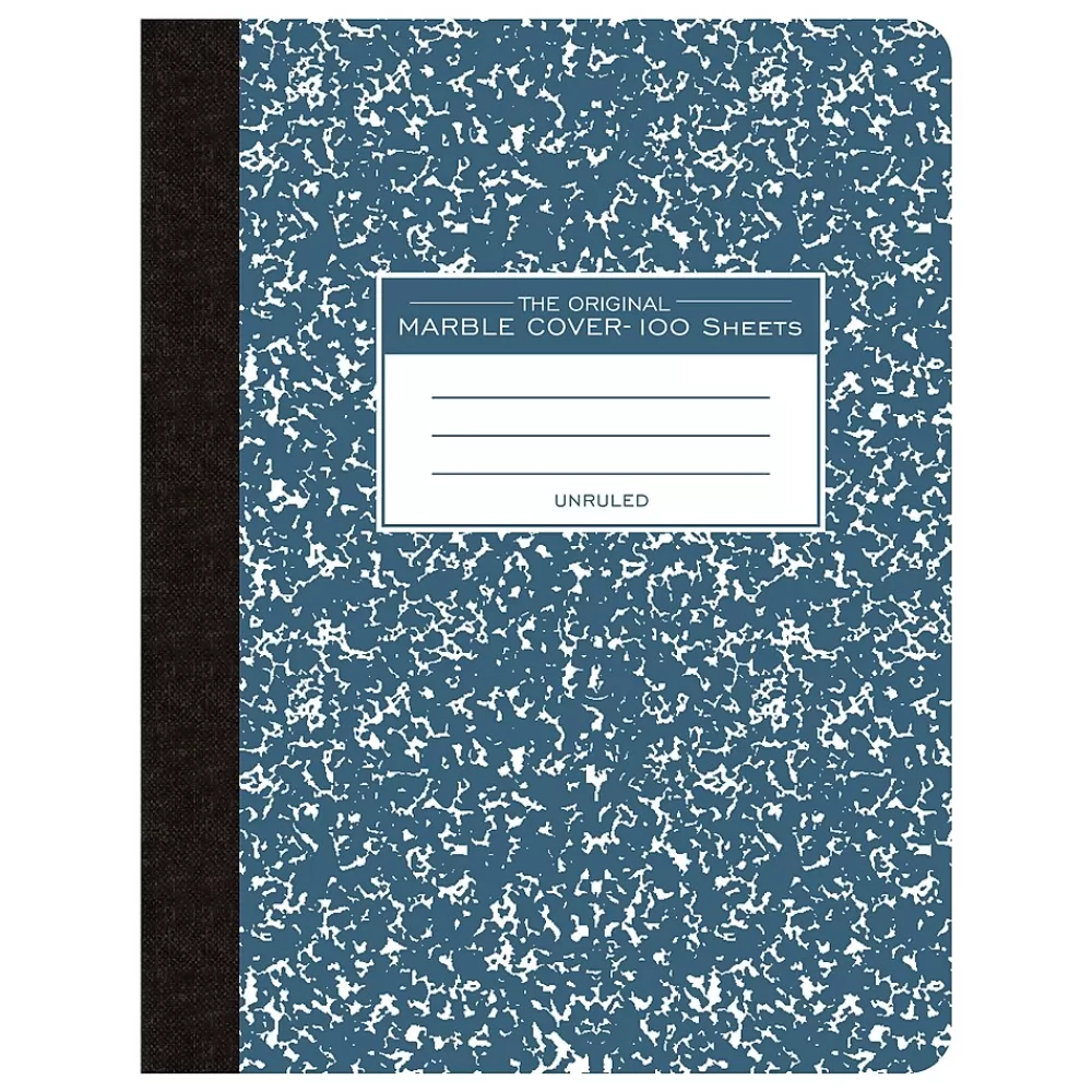 Roaring Spring Paper Products Composition Notebooks<Composition Notebooks, 9.75" x 7.5", 100 Sheets, Blue (77261)