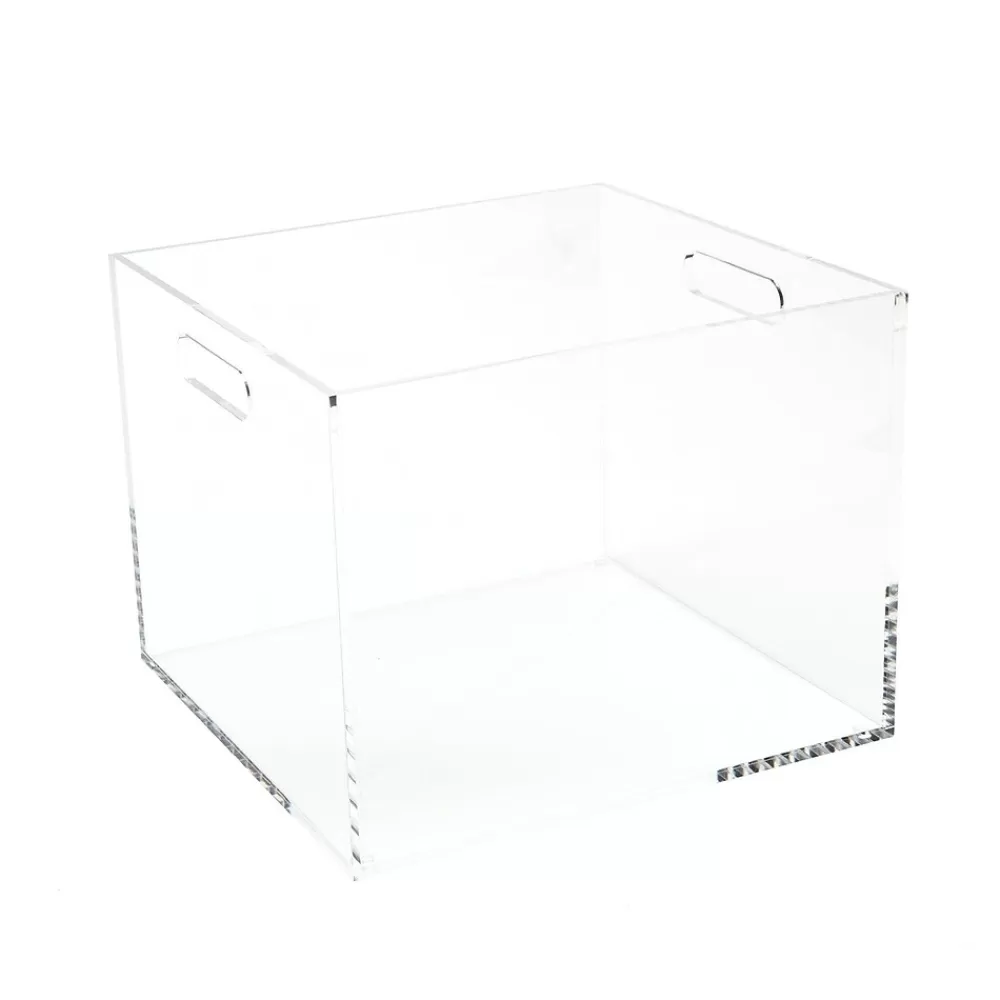 Russell+Hazel File Storage<Acrylic File Box Bundle, Letter Size, Clear (57948)