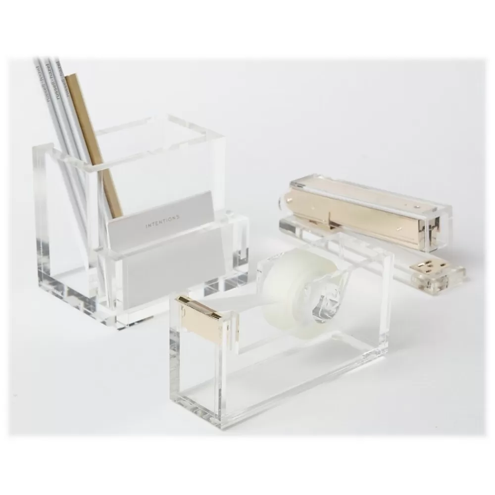 Russell+Hazel Staplers<Fashion Stapler, 20, Gold/Clear, Each (81704)