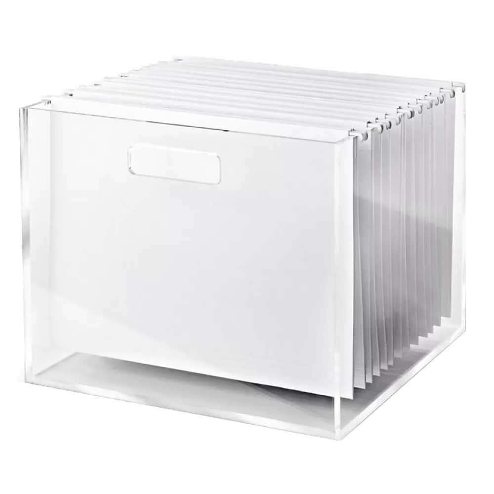 Russell+Hazel Hanging File Folders<Hanging File Folder, Letter Size, White, 10/Pack (82372)