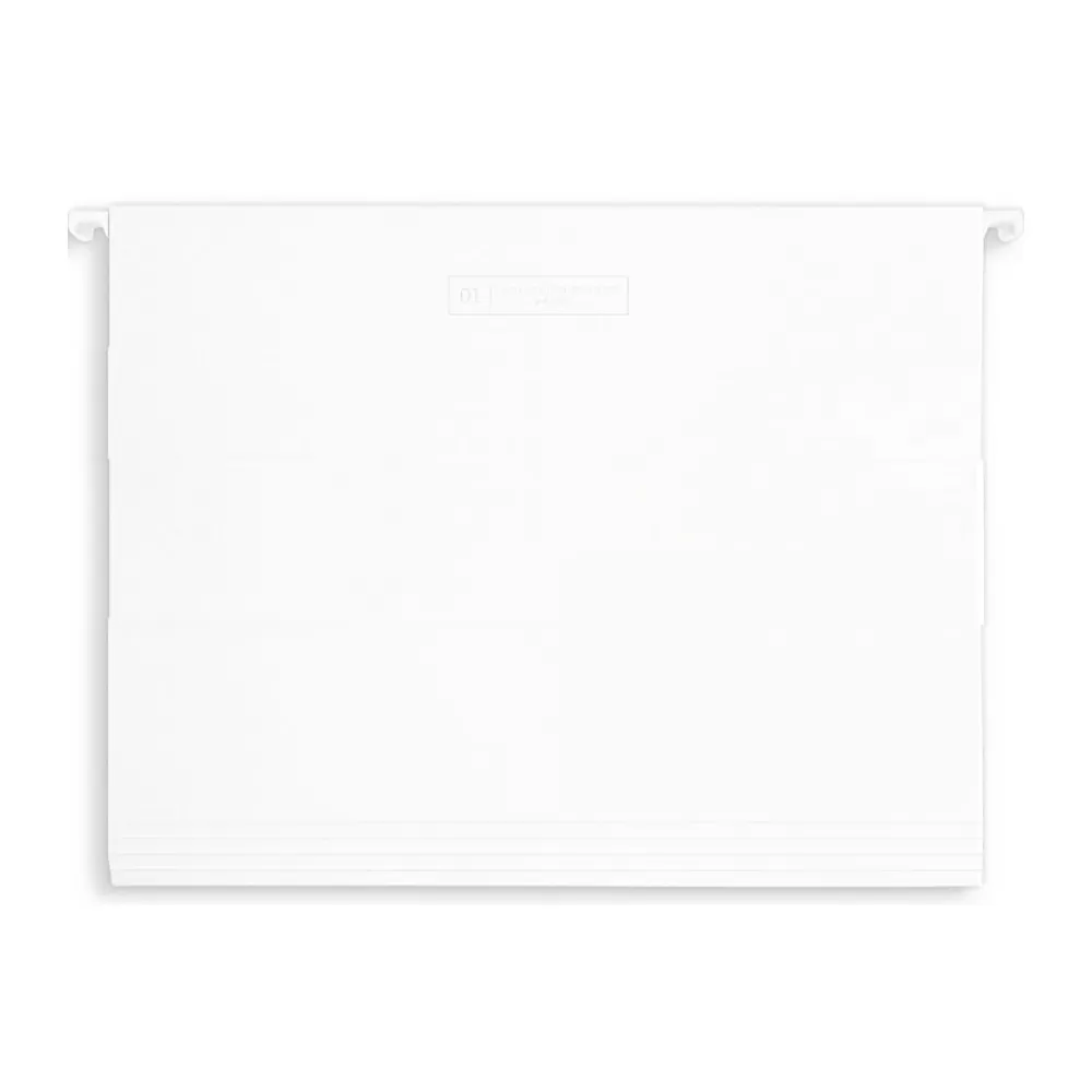 Russell+Hazel Hanging File Folders<Hanging File Folder, Letter Size, White, 10/Pack (82372)