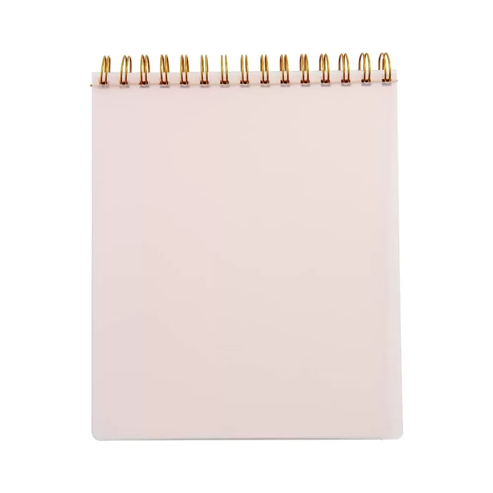 Russell+Hazel Notebooks<Posy Pocket Notebook, 7.5" x 9", College Ruled, 98 Sheets, Pink (56297)