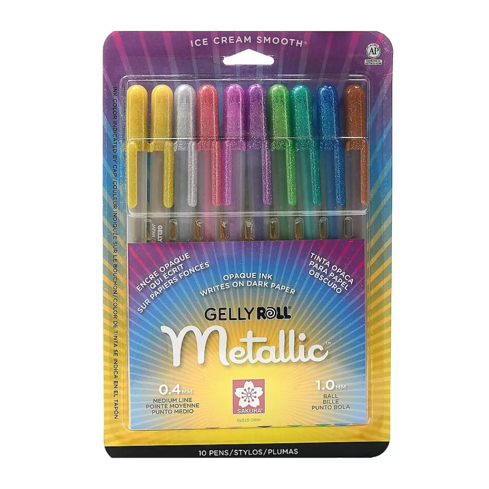 Sakura Pens<Gelly Roll Metallic Pen Sets Set Of 10 [Pack Of 2] (2PK-57370)