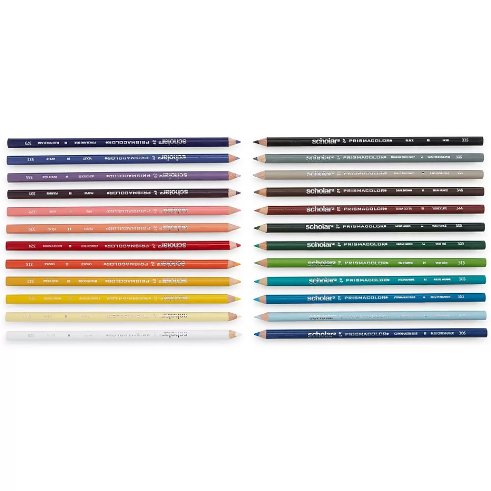 Prismacolor Pencils<Sanford ® Scholar™ Pencil Set, Assorted 24-Color Set