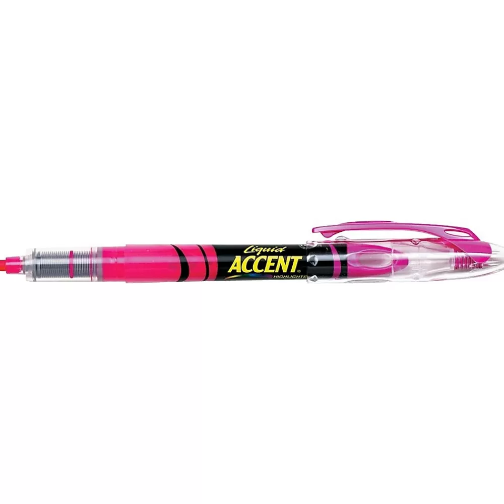 Sharpie Highlighters<Accent® Liquid Pen-Style Highlighters, Fluorescent Pink