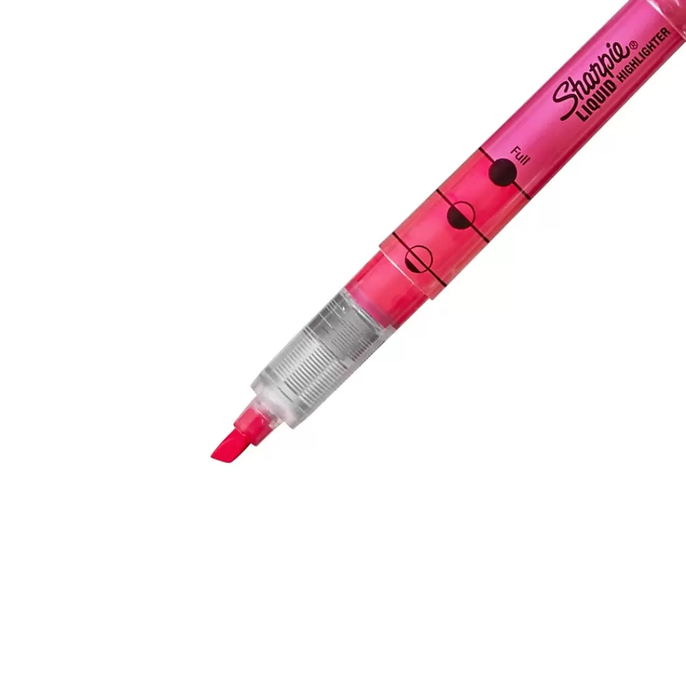 Sharpie Highlighters<Liquid Highlighter, Chisel Tip, Pink, Dozen (1754464)