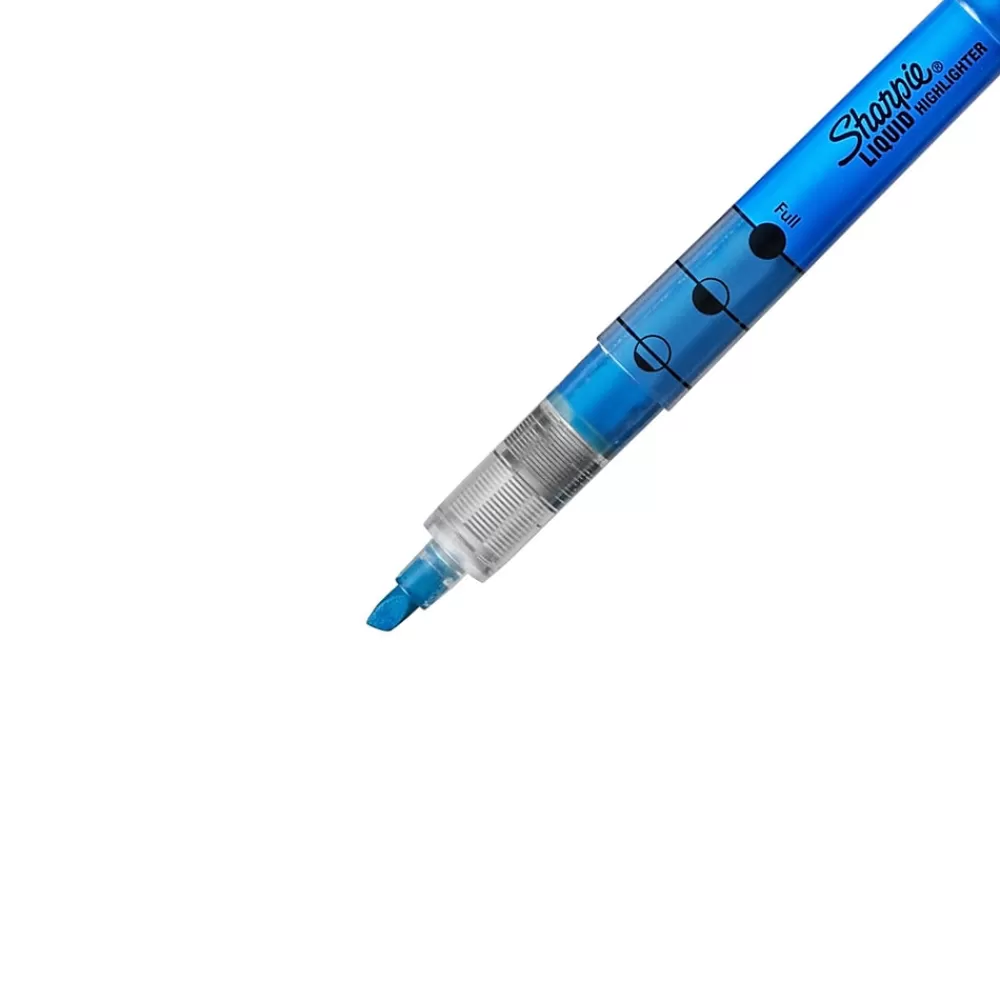 Sharpie Highlighters<Liquid Highlighters, Chisel Tip, Blue, Dozen (1754467)