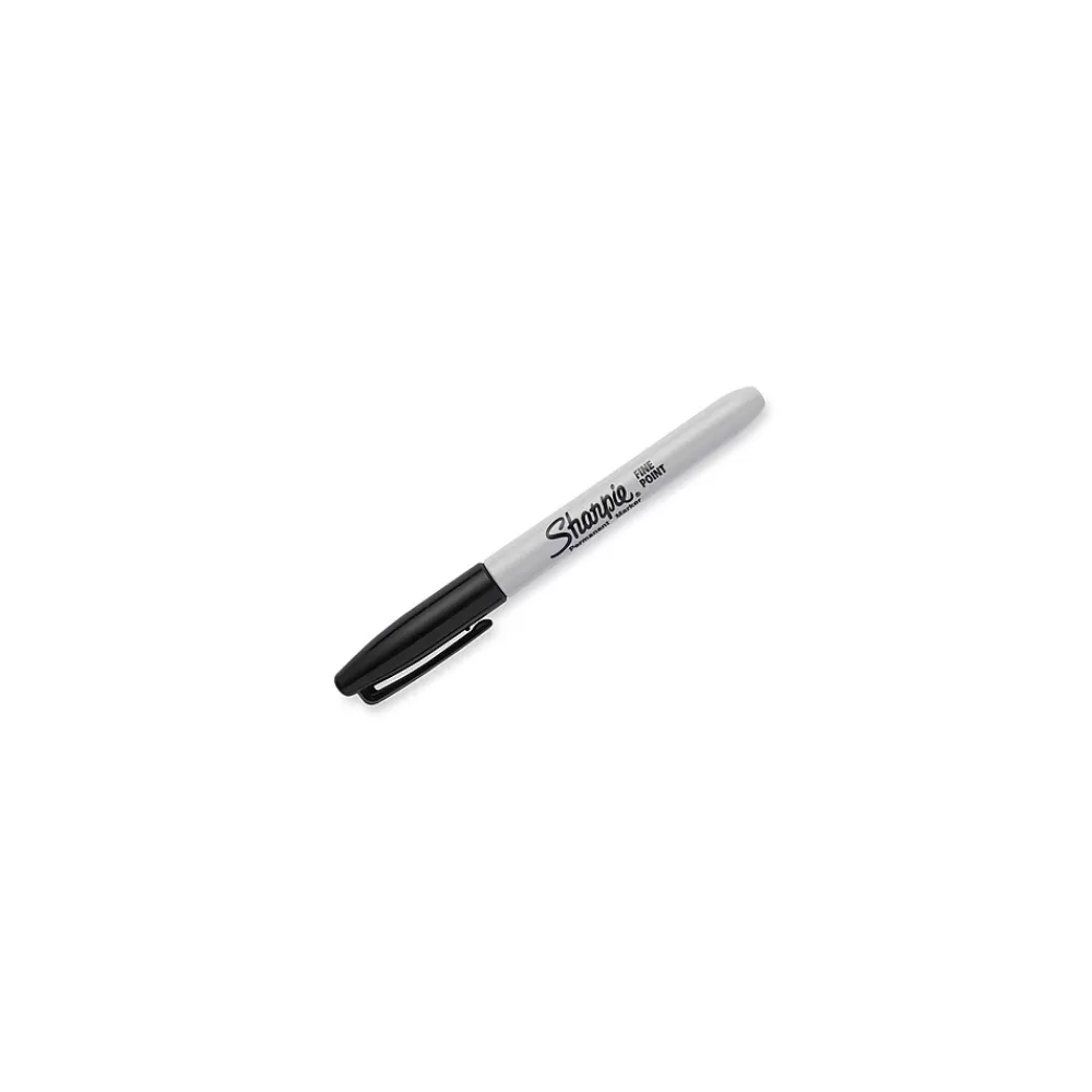 Sharpie Markers<Permanent Marker, Fine Tip, Black, 36/Pack (35010)