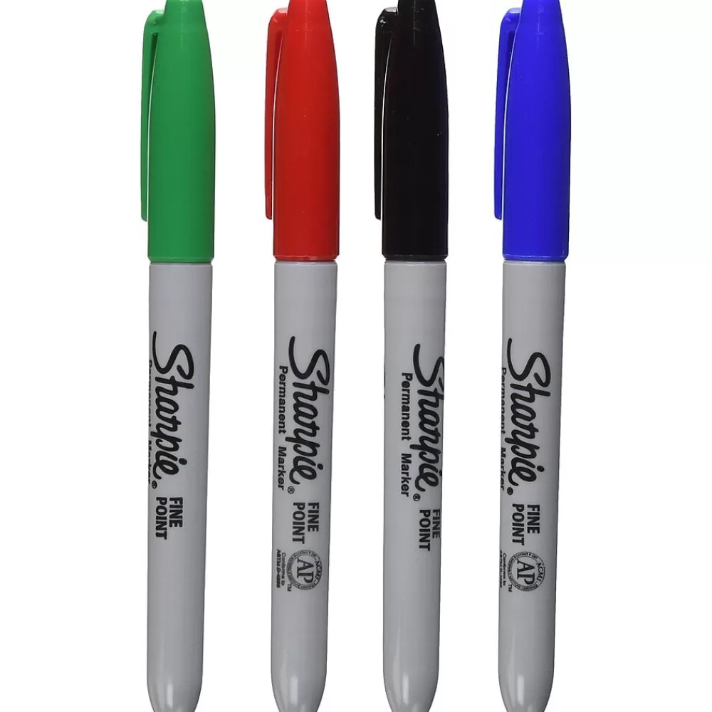 Sharpie Markers<Permanent Markers, Fine Tip, Assorted, 36/Pack (1921559)