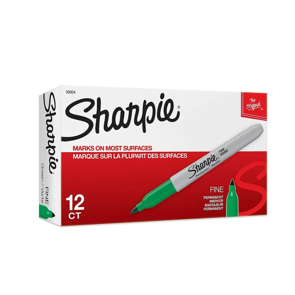 Sharpie Markers<Permanent Markers, Fine Tip, , 12/Pack (30004)