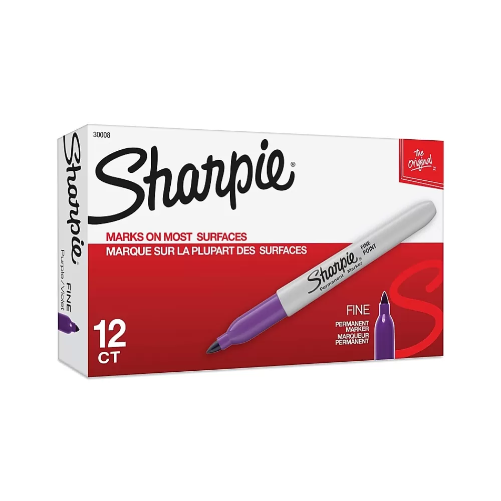 Sharpie Markers<Permanent Markers, Fine Tip, , 12/Pack (30008)