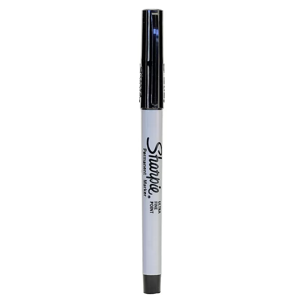 Sharpie Markers<Permanent Markers, Ultra Fine Tip, Black, 24/Pack (79220-PK24)