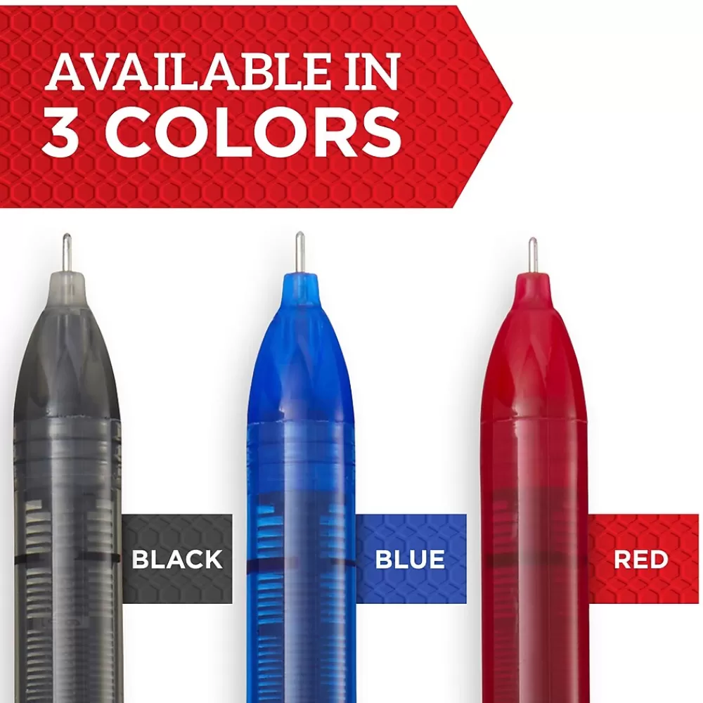 Sharpie Pens<Rollerball Pens, 0.5 mm, Needle Point Precision, Blue Ink, Dozen (2093199)