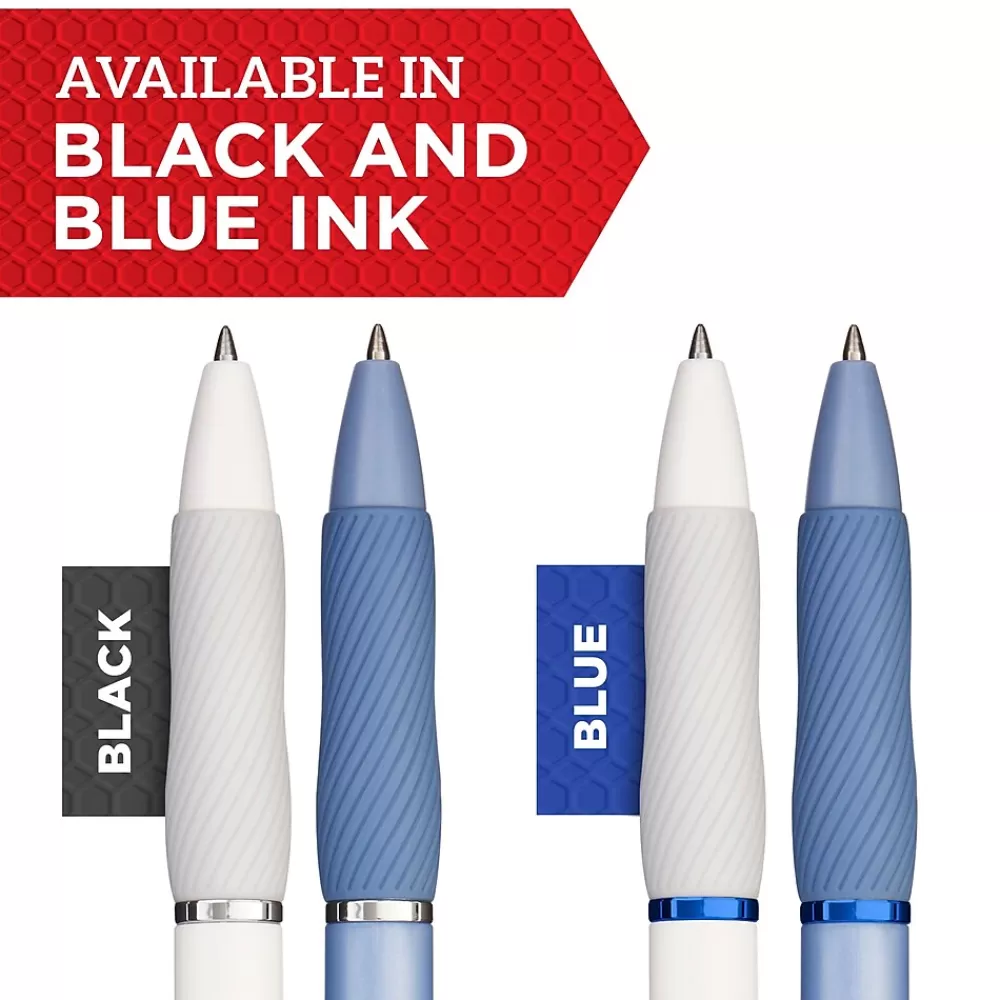 Sharpie Pens<S-Gel Retractable Gel Pen, Medium Point, Black Ink, 4/Pack (2126207)