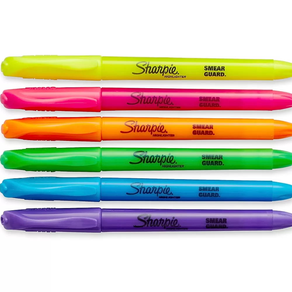 Sharpie Highlighters<Stick Highlighter, Chisel Tip, Assorted, Dozen (27145)