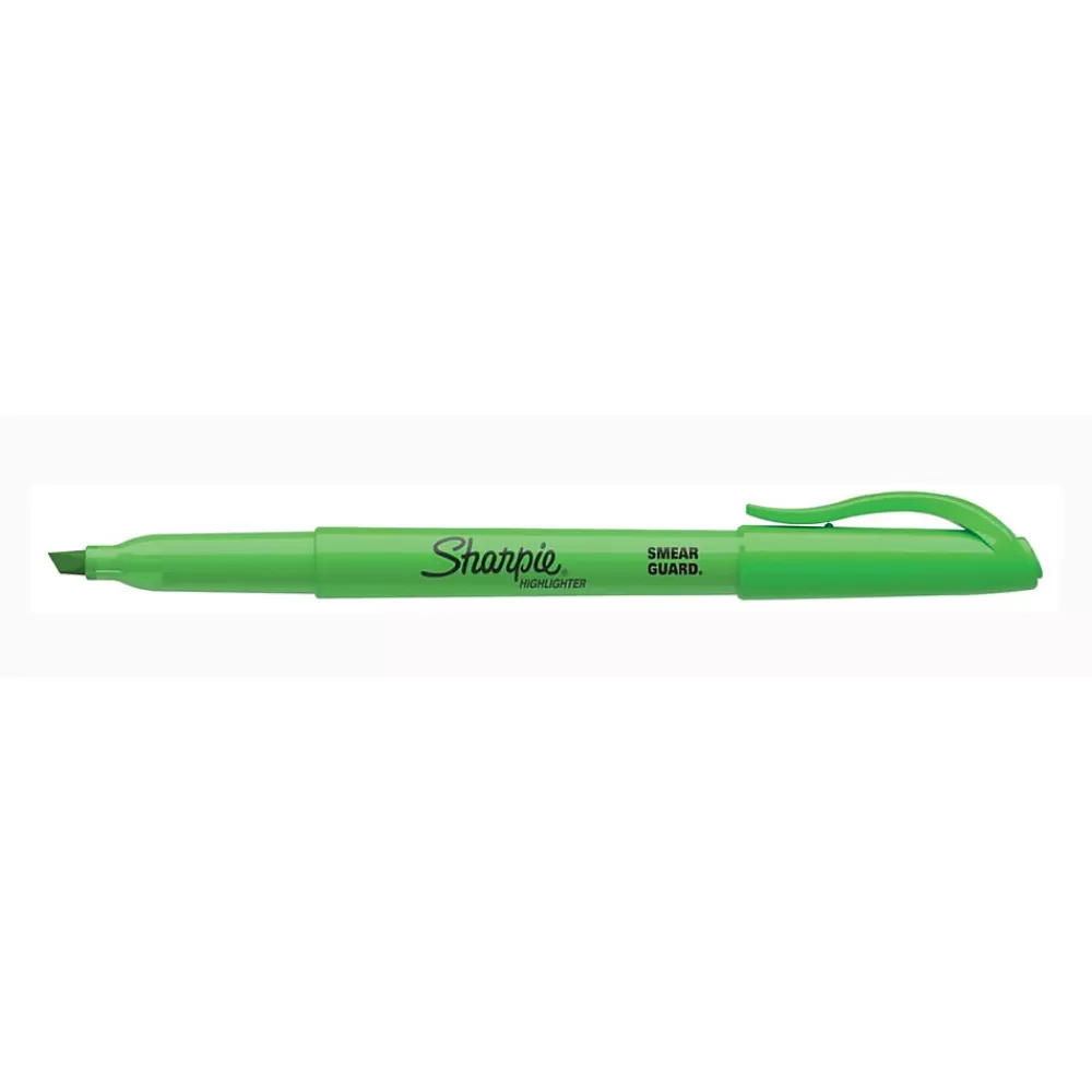 Sharpie Highlighters<Stick Highlighter, Chisel Tip, Green (27026)