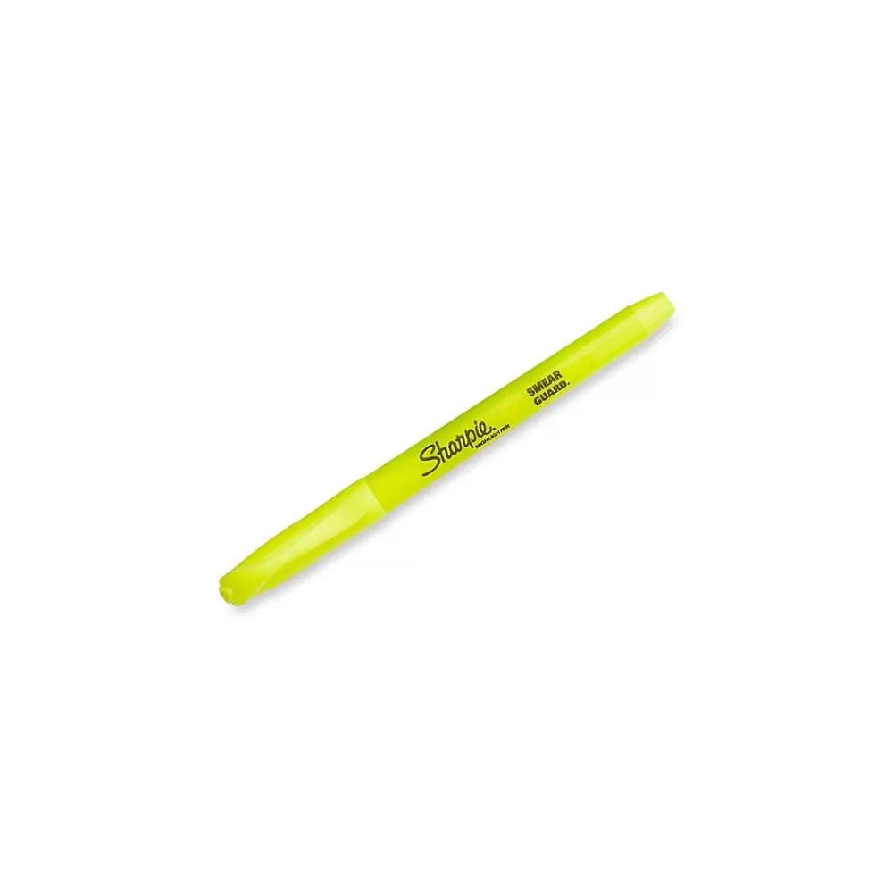 Sharpie Highlighters<Stick Highlighter, Chisel Tip, Yellow (27025)