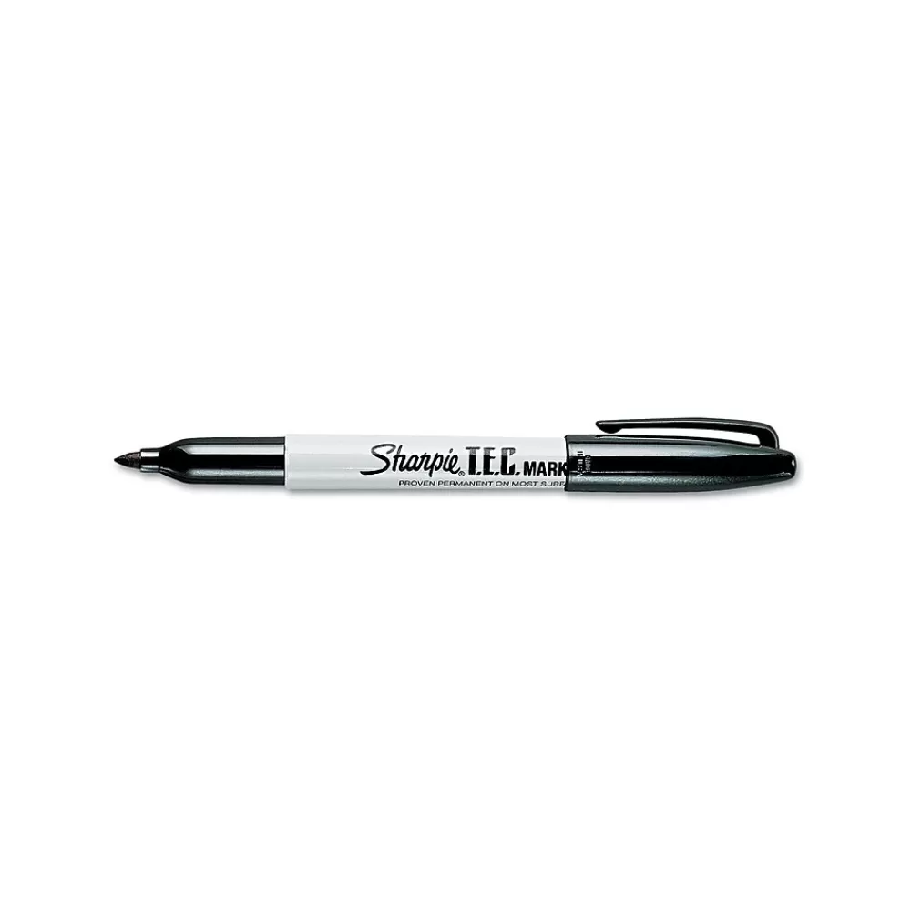 Sharpie Markers<T.E.C. Permanent Marker, Fine Tip, Black (13401)