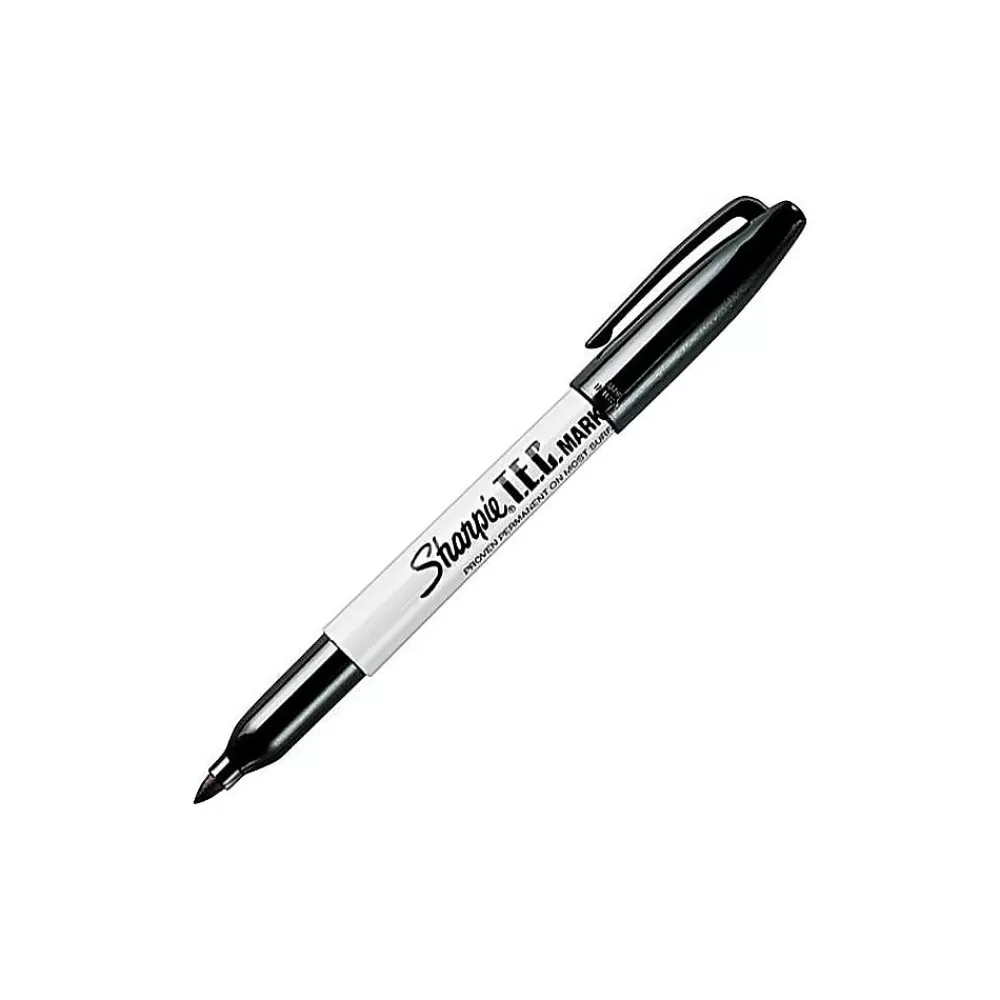 Sharpie Markers<T.E.C. Permanent Marker, Fine Tip, Black (13401)