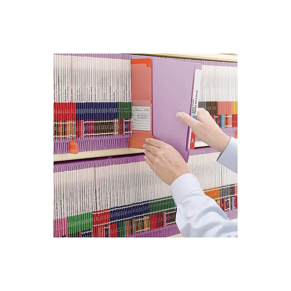 Smead File Folders<End-Tab File Folders, Shelf-Master Reinforced Straight-Cut Tab, Letter Size, , 100/Bx (25410)