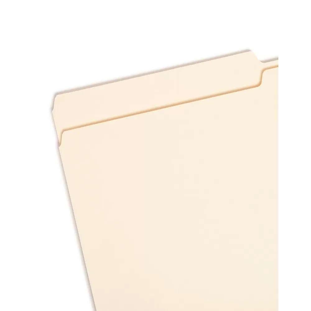 Smead File Folders<File Folder, 1/2-Cut Tab, Legal Size, Manila, 100/Box (15320)