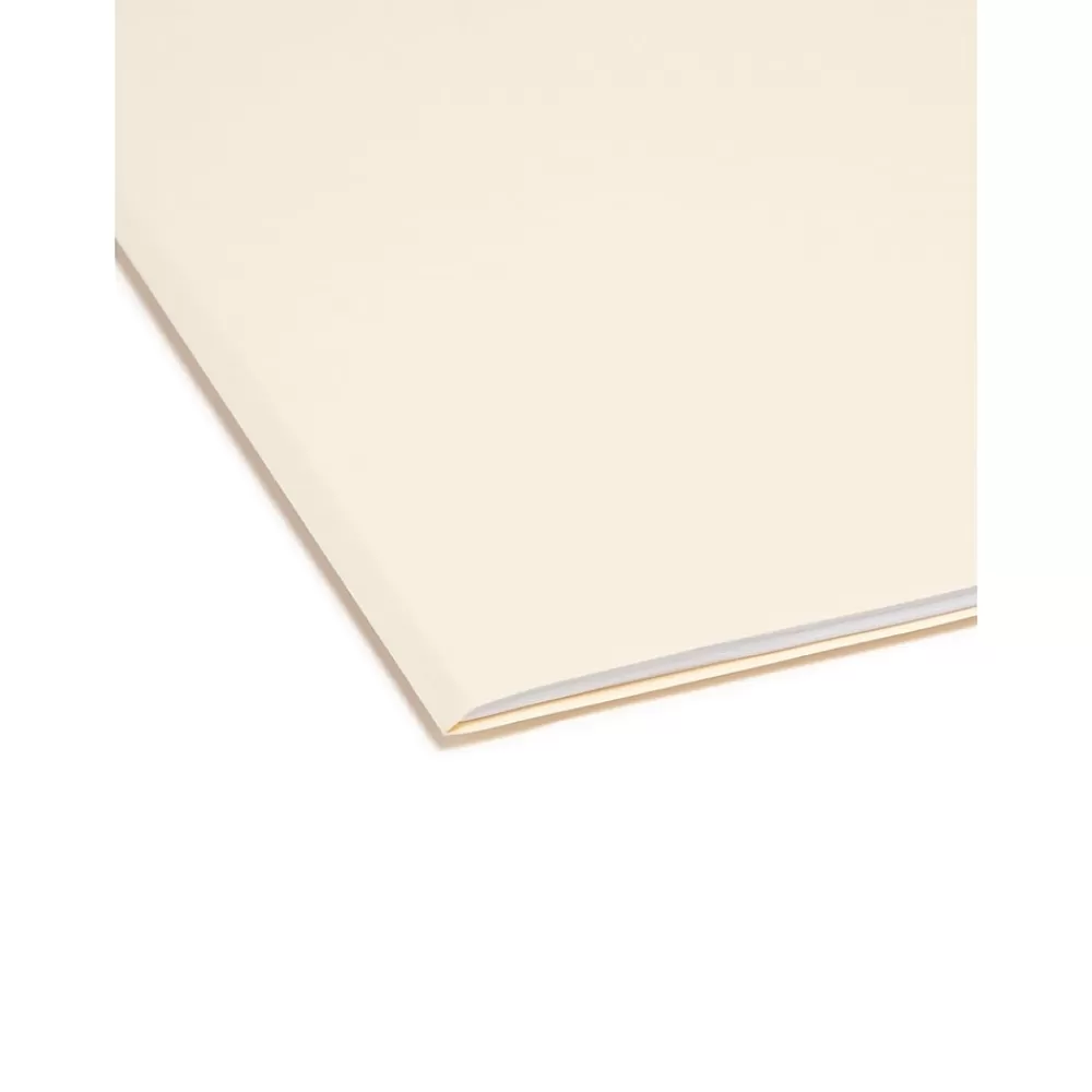 Smead File Folders<File Folder, 1/2-Cut Tab, Legal Size, Manila, 100/Box (15320)