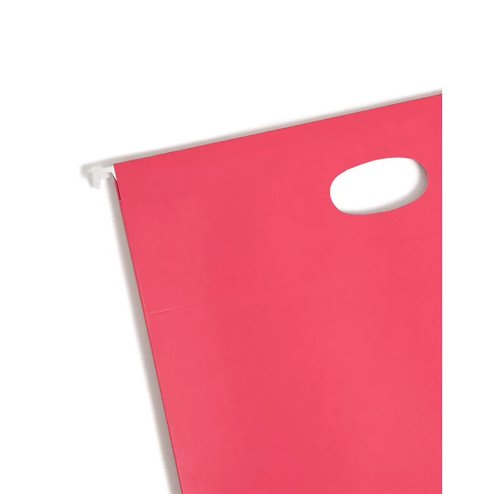 Smead Hanging File Folders<Hanging File Folders, 3 1/2" Expansion, Letter Size, Assorted Colors, 4/Pack (64290)
