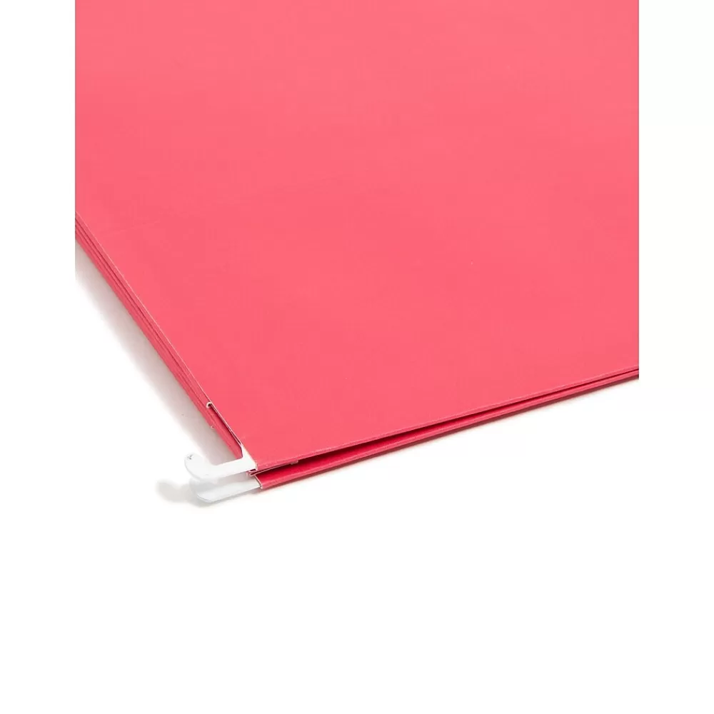 Smead Hanging File Folders<Hanging File Folders, 3 1/2" Expansion, Letter Size, Assorted Colors, 4/Pack (64290)