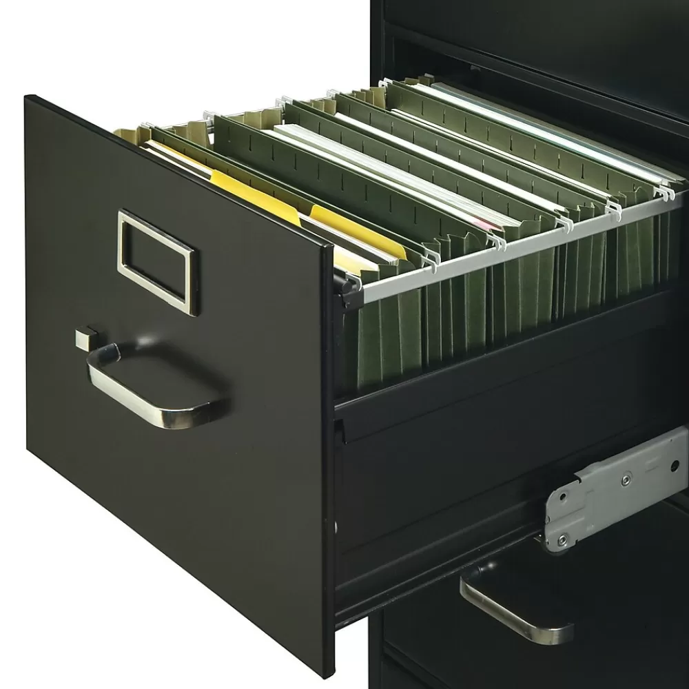 Smead Hanging File Folders<Hanging File Folders, 3 1/2" Expansion, Letter Size, Standard Green, 10/Box (64220)