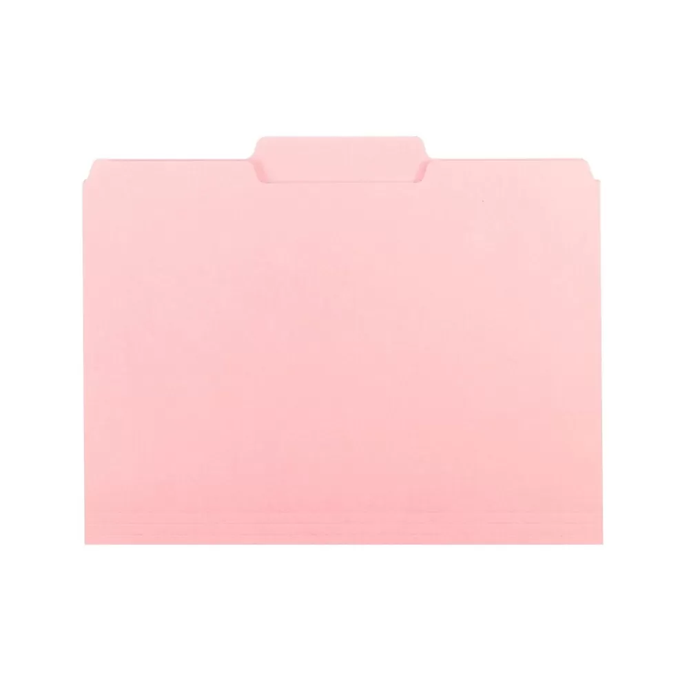 Smead Hanging File Folders<Interior File Folders, 1/3- Cut Tab, Letter Size, , 100/Box (10263)